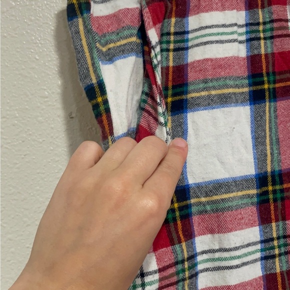 Old Navy Red and White Plaid Pajama Pants - Picture 7 of 11
